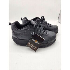 Champions Safe T Step Black Shoes - Slip Resistant - Size 7W - New